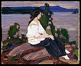 Figure of a Lady, Laura, Fall 1915. Sketch. McMichael Canadian Art Collection, Kleinburg