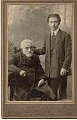 Moshe avec son grand-père maternel, Lev, à Odessa, période ottomane, 1914