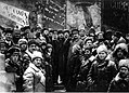 Image 26Lenin, Trotsky and Kamenev celebrating the second anniversary of the October Revolution (from October Revolution)
