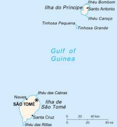 Provincia di São Tomé – Mappa