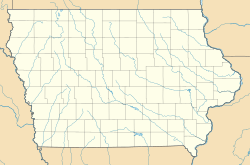 甘德在Iowa的位置