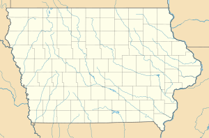 Каллендер. Карта розташування: Айова