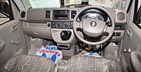 2010 Suzuki Every PA interior with manual transmission