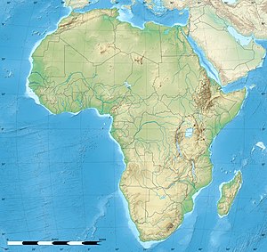 Bata trên bản đồ châu Phi