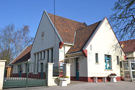 The town hall and school of Ambricourt