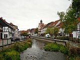 River Lamme and town centre