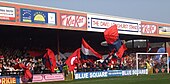 One of the stands of Bootham Crescent