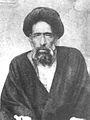 تصویر یک روحانی ایرانی با عمامه (سید حسن مدرس)