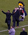 Image 3Brazilian legend Pelé (left) in Sheffield in November 2017, marking the 150th anniversary of the world's oldest football club, Sheffield F.C. (from Culture of Yorkshire)