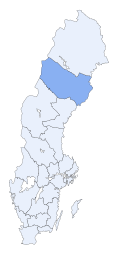 O Condado de Västerbotten