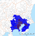 Tóquio (Área Ampliada Urbana), segundo a Universidade de Tóquio. População 35,3 milhões de pessoas (2015).