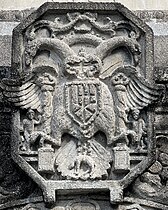 Coat of arms in front