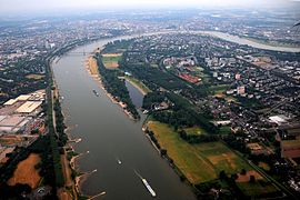 El Rin en Düsseldorf