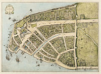 十七世紀中，新阿姆斯特丹地圖