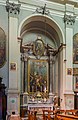 Pala di Sant'Erasmo di Giuseppe Tortelli. In alto San Venanzio di Francesco Paglia.