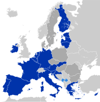 The eurozone as of 2013