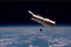 Hubble-avaruusteleskooppi vuonna 1997.