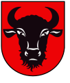Di rosso, al rincontro di toro di nero (Zambrów, Polonia)