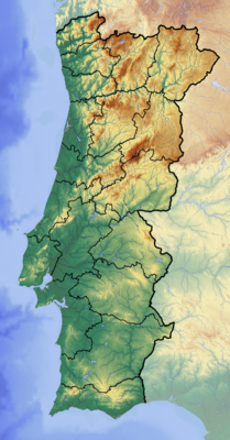 خريطة مواقع البرتغال