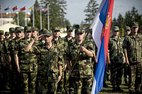 Soldados sérvios, 2009.