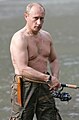 Putin beim Angeln