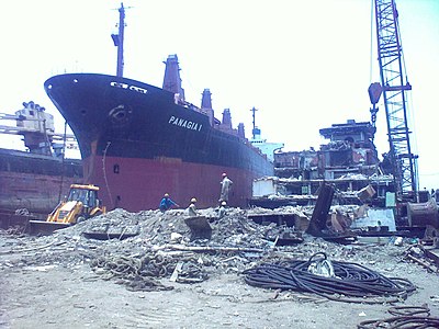 Alang shipbreaking