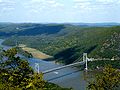 ハドソン川に架かるベアー・マウンテン・ブリッジ（Bear Mountain Bridge）（ニューヨーク州）