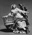 Fruit seller (one of a pair), Chelsea Porcelain Manufactory, figurine, c. 1755