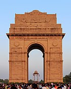 India Gate is a memorial to 70,000 soldiers of the British Indian Army who died in the period 1914–21 in the First World War
