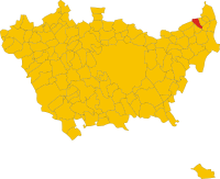 Locatie van Basiano in Milaan (MI)