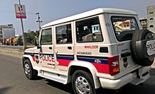 Nizamabad City Police Patrol vehicle