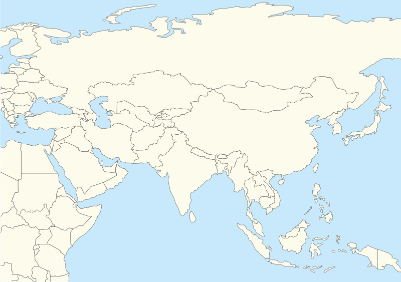 Location map+/overlay liggur í Asia