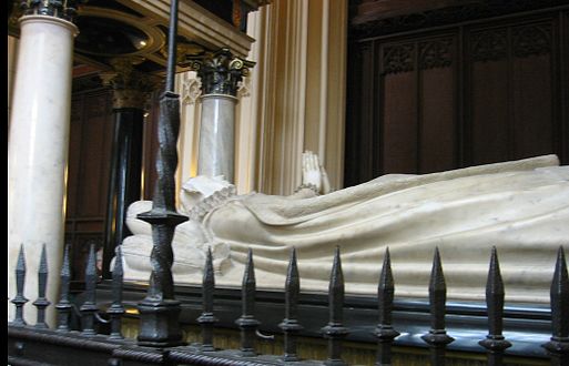 Maria Stuarts grav i Westminster Abbey, England