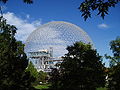 Geodesic dome: the Montréal Biosphère by R. Buckminster Fuller, 1967