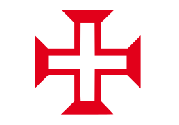 Bandera con el símbolo de la Orden de Cristo