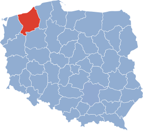 Localisation de Voïvodie de Koszalin