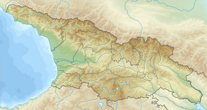 Tbilisko more na zemljovidu Gruzije