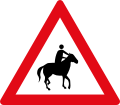 Horse riders ahead