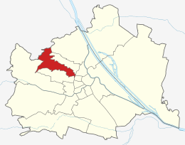 Hernals - XVII Distretto di Vienna – Localizzazione