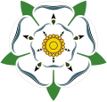 Den vita rosen, symbol för huset York och Yorkshire