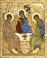 Andrei Rubljov Pyhä kolminaisuus (ikoni) 1422