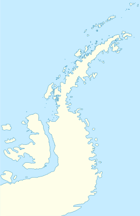 Islas Águila o Andersson ubicada en Península Antártica