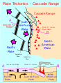 Image 4Geology of the Cascade Range-related plate tectonics. (from Cascade Range)