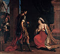 „Kleopatra ir Oktavianas“ (apie 1640, Kapitolijaus muziejai, Roma)
