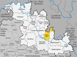 Igersheim - Localizazion