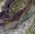 Image 32Satellite image of the Sulaiman Range (from Geography of Pakistan)