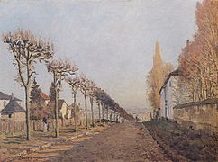 Le Chemin de la Machine, Louveciennes (1873), Paris, musée d'Orsay.