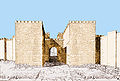 Der rekonstruierte Eingang zur Festung
