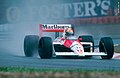The dominant McLaren MP4/4. Driven by Ayrton Senna in 1988.