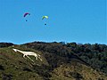 Image 4Paragliders over the Litlington White Horse (from Portal:East Sussex/Selected pictures)